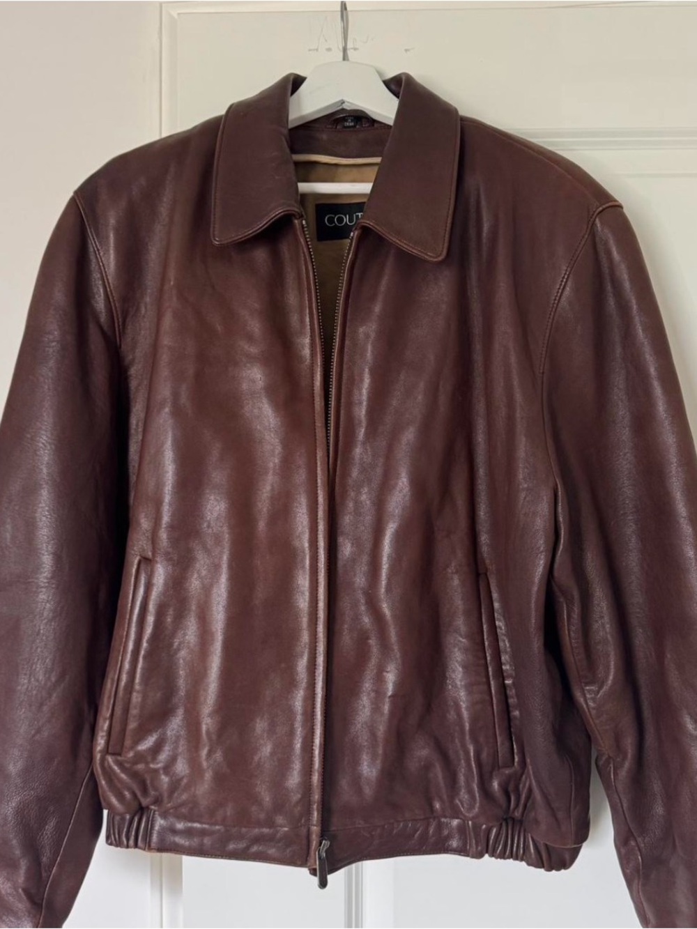 Vintage Men’s Brown Leather Jacket